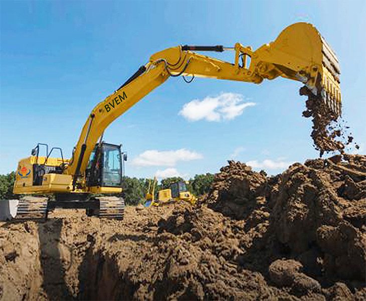 Construction Excavator: Powerful Performance, Low Fuel Consumption & High Efficiency