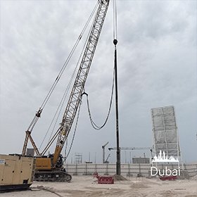 Dubai – Hybrid Microgrid Powering Construction Equipment Near Burj Khalifa