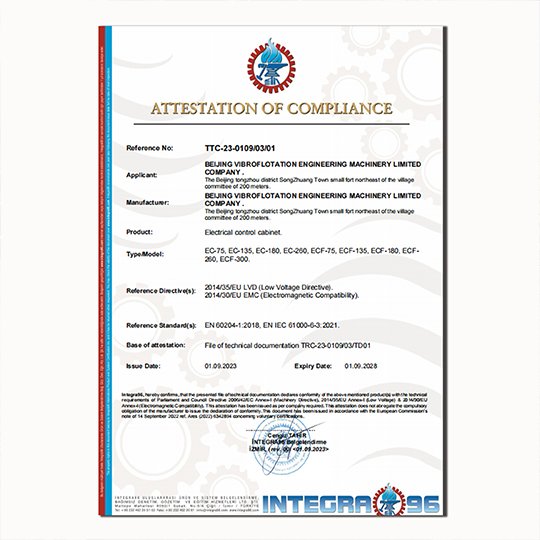Obtained multiple authoritative CE certificates issued by EU SGS