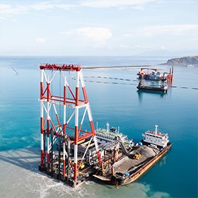 The First Bottom Feed Vibroflot Application in China