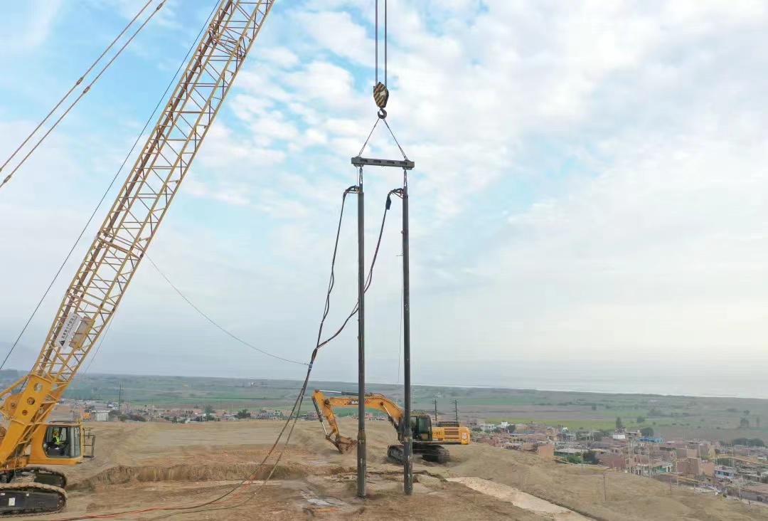 Double Top Feed Electric Vibroflot