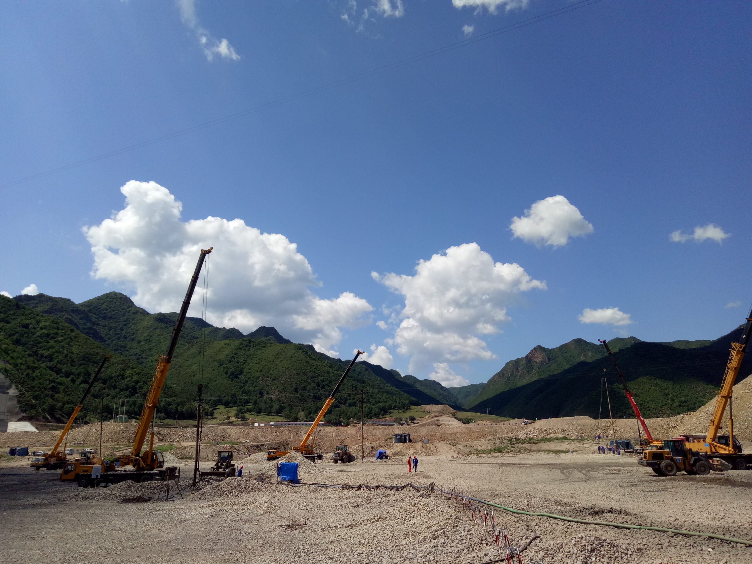 Vibro Replacement Stone Column Ground Improvement for Hebei Fengning Pumped Storage Power Station